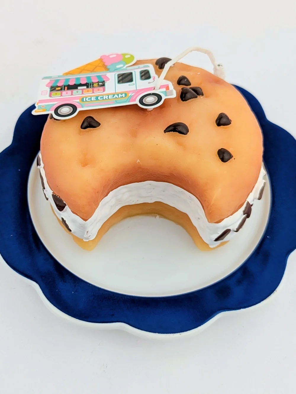 Ice Cream Cookie Sandwich Scented Candle With Reusable 6